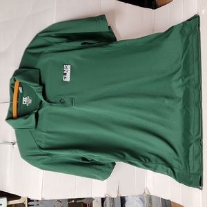 EUC Cutter & Buck CB DryTec ELMS COLLEGE Men's sz L/G Polo